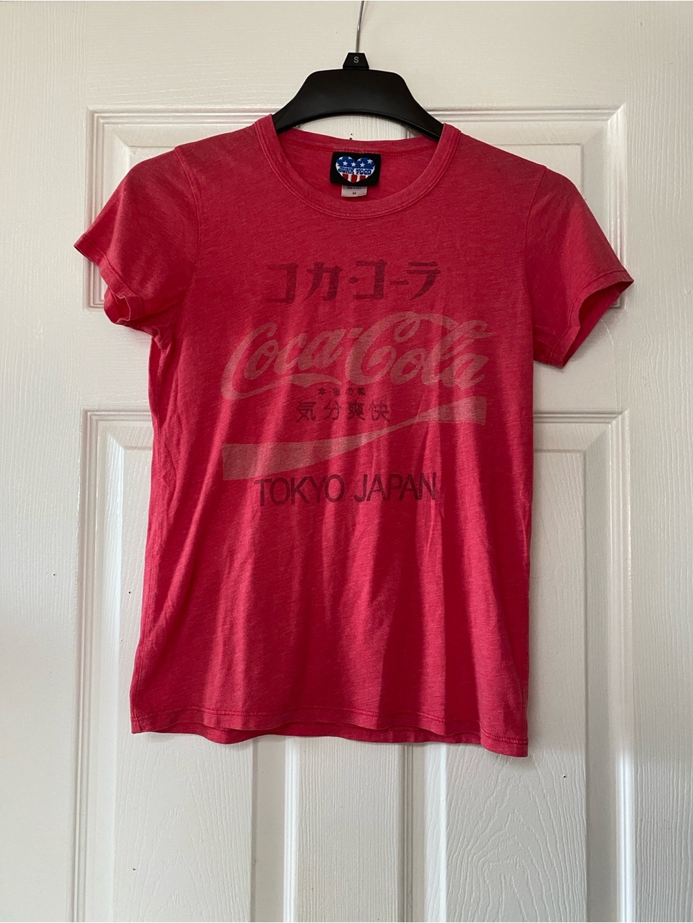 VTG Y2K Junkfood Red Coca-Cola Coke Japan Tokyo T-Shirt Tee Shirt